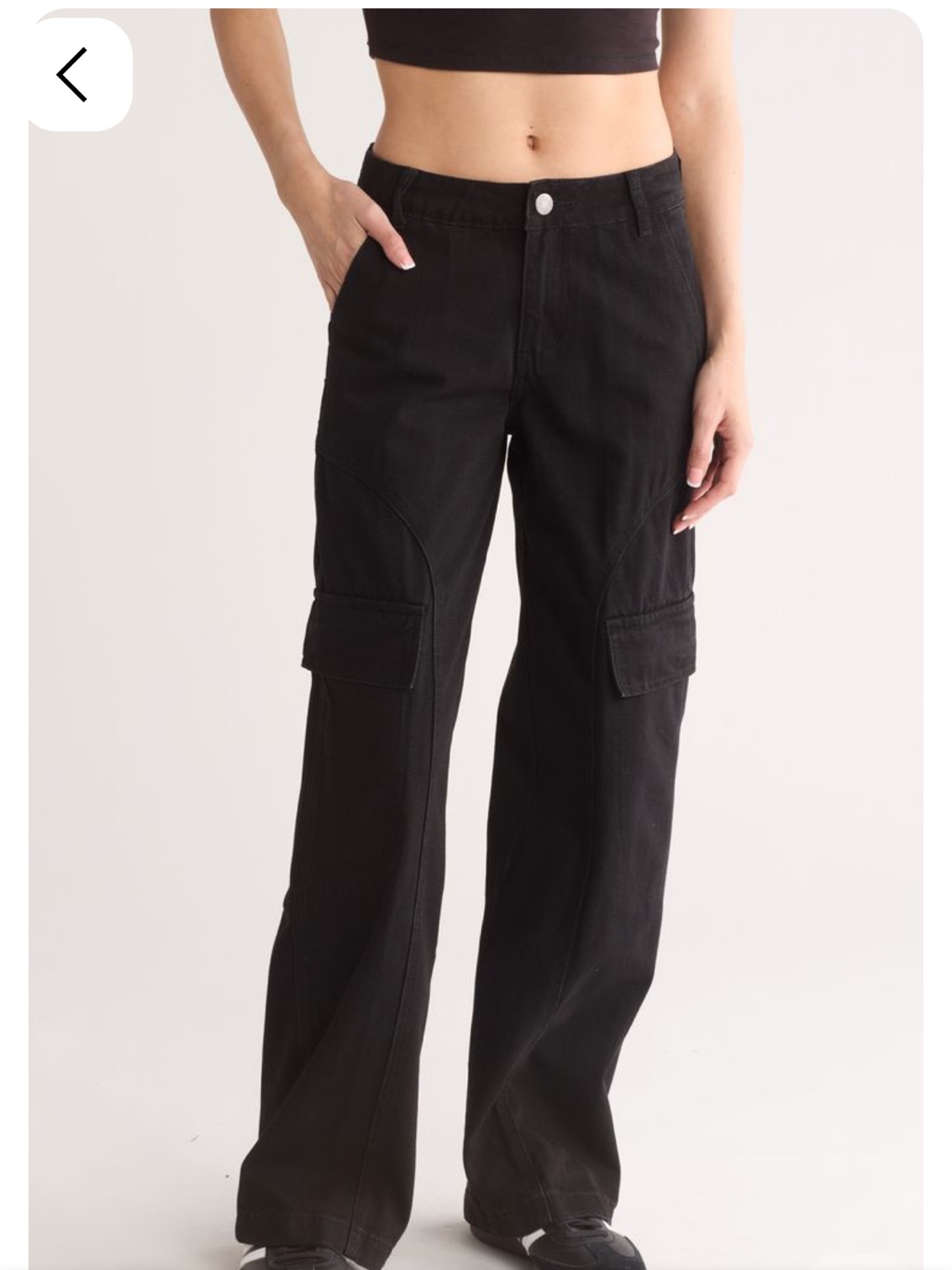 Women's Wide Leg Cargo Pants — image 7 of 7